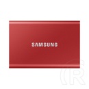 1 TB Samsung T7 külső SSD (USB 3.2, piros)