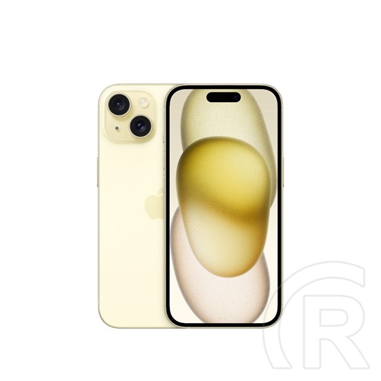 Apple iPhone 15 (128GB, sárga)