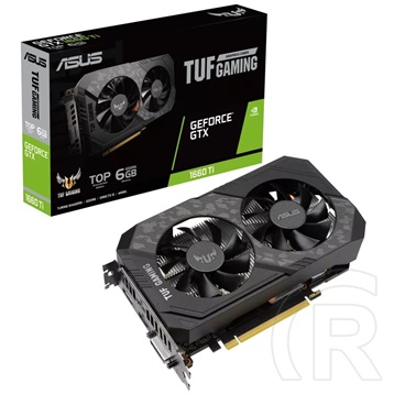 Asus TUF Gaming GeForce GTX 1660 Ti EVO VGA (PCIe 3.0, 6 GB GDDR6, 192 bit, DP+2xHDMI+DVI-D)