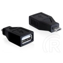 Delock USB 2.0 adapter micro-B (M) > USB 2.0-A (F)