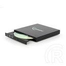 Gembird Slim DVD-író/olvasó (USB, fekete, BOX, slim)