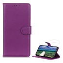 Gigapack Honor 90 Lite 5G tok álló, bőr hatású (flip, oldalra nyíló, asztali tartó funkció, prémium) lila