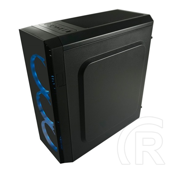 LC Power Gaming 703B QuadLuxx (ATX, ablakos, fekete)