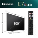 100" Hisense 100E7NQ 4K UHD Smart QLED TV