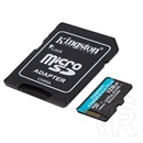 128GB MicroSDXC Card Kingston Canvas Go! Plus (Class 10, UHS-I U3) + adapter