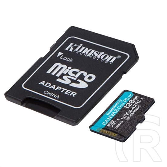 128GB MicroSDXC Card Kingston Canvas Go! Plus (Class 10, UHS-I U3) + adapter