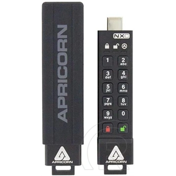 128 GB Apricorn Aegis Secure Key 3NXC  titkosított pendrive (USB-C)