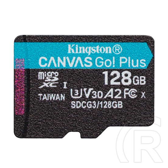 128 GB MicroSDXC Card Kingston Canvas Go! Plus (170 MB/s, Class 10, U3, V30, A2)