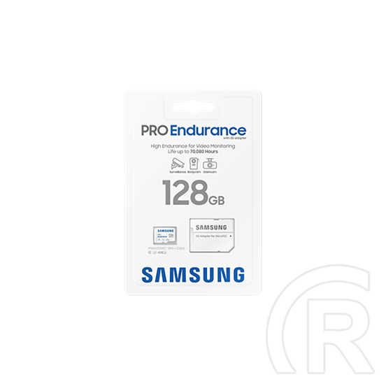 128 GB MicroSDXC Card Samsung PRO Endurance (100 MB/s, Class 10, U3, V30)
