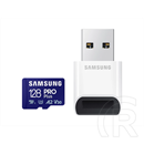 128 GB MicroSDXC Card Samsung Pro Plus (180 MB/s, Class 10, U3, V30, A2, adapter nélkül)