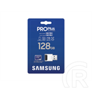 128 GB MicroSDXC Card Samsung Pro Plus (180 MB/s, Class 10, U3, V30, A2, adapter nélkül)