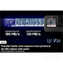 128 GB MicroSDXC Card Samsung Pro Plus (180 MB/s, Class 10, U3, V30, A2, adapter nélkül)