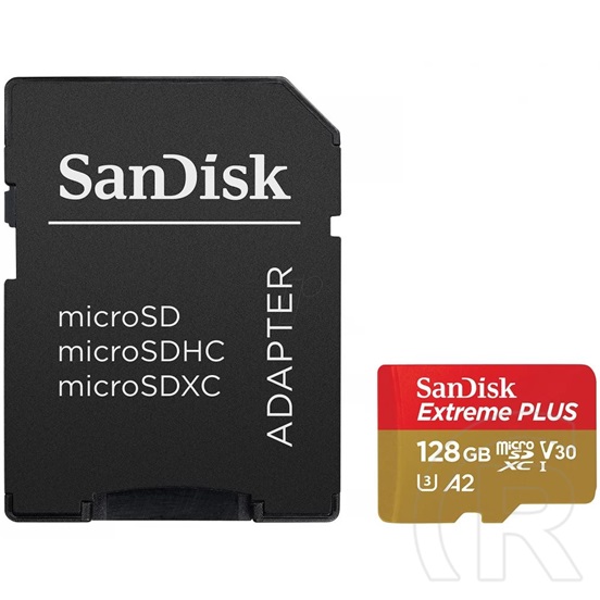 128 GB MicroSDXC Card SanDisk Extreme Plus (200 MB/s, Class 10, U3, V30, A2)