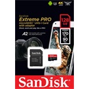 128 GB MicroSDXC Card SanDisk Extreme Pro (SDSQXCY-128G-GN6MA, 170 MB/s, Class 10, UHS-I U3, V30, A2)