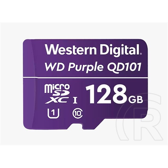 128 GB MicroSDXC Card Western Digital Purple QD101 (100 MB/s, Class 10, U1)