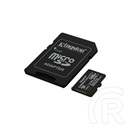128 GB MicroSDXC Kingston Canvas Select Plus gen3 memóriakártya (Class 10, UHS-I, U1, V10, A1, SD adapter)