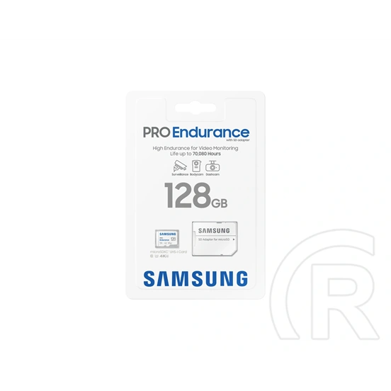 128 GB MicroSDXC Samsung PRO Endurance memóriakártya (100 MB/s, Class 10, U3, V30)