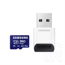 128 GB MicroSDXC Samsung Pro Plus memóriakártya (180 MB/s, Class 10, U3, V30, A2)