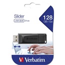 128 GB Pendrive 2.0 Verbatim Slider (fekete)