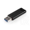 128 GB Pendrive 3.2 Verbatim PinStripe (fekete)