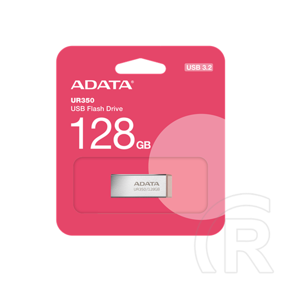 128 GB Pendrive Adata UR350 (USB 3.2 Gen1, fémházas, barna)