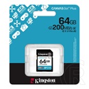 128 GB SDXC Card Kingston Canvas Go! Plus G4 (Class 10, UHS-I U3, V30)