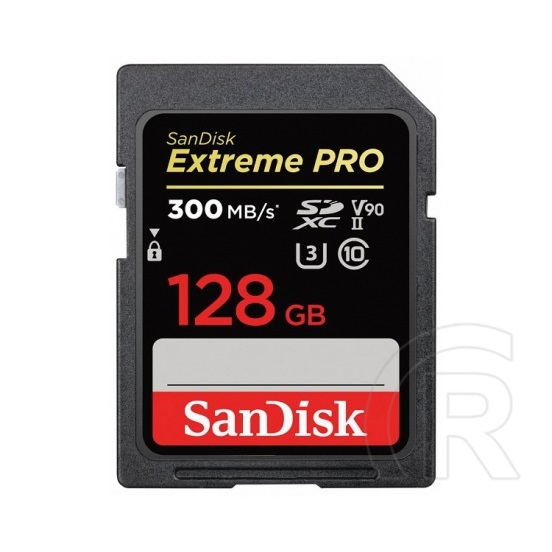 128 GB SDXC Card SanDisk Extreme Pro (300 MB/s, Class 10, U3, V90)