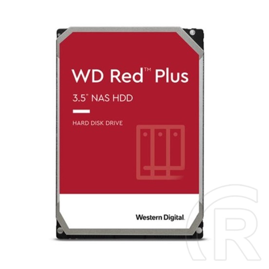 14 TB Western Digital Red Plus HDD (3,5", SATA3, 7200 rpm, 512 MB cache)