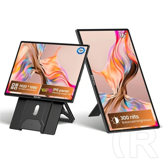 Blackview Table 9 hordozható kijelző (IPS, 1920x1200, 100Hz, USB-C, Mini HDMI, USB-A, fekete)