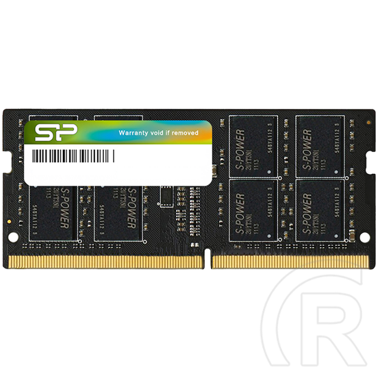 16 GB DDR4 3200 MHz RAM Silicon Power SODIMM fekete