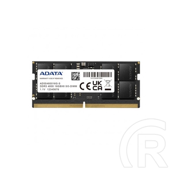 16 GB DDR5 4800 MHz SODIMM RAM Adata