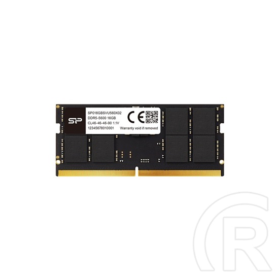 16 GB DDR5 4800 MHz RAM Silicon Power (SODIMM, CL40, 1.1V, dobozos)