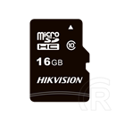 16 GB MicroSDHC Card Hikvision (92 MB/s, Class 10, UHS-I)