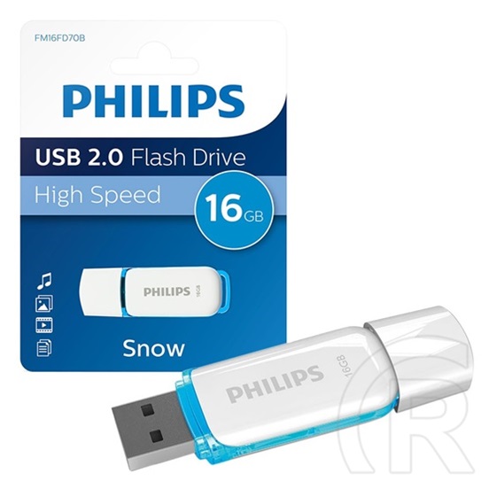16 GB Pendrive 2.0 Philips Snow Edition (fehér-kék)