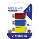 16 GB Pendrive 3.2 Verbatim Store n Click (piros/kék/sárga)