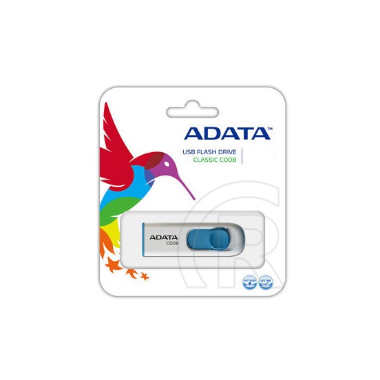 16 GB Pendrive USB 2.0 Adata Classic C008 (fehér-kék)