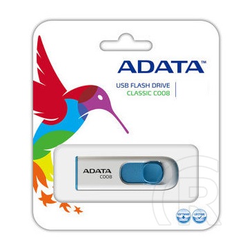 16 GB Pendrive USB 2.0 Adata Classic C008 (fehér-kék)