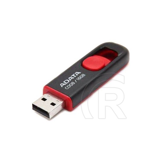 16 GB Pendrive USB 2.0 Adata Classic C008 (fekete-piros)