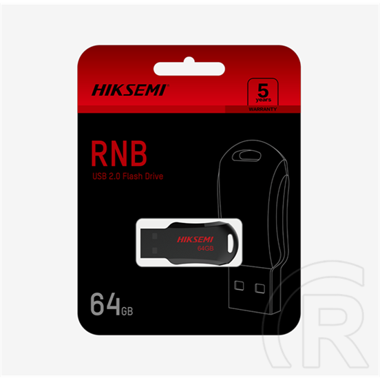 16 GB Pendrive USB 2.0 HikSemi M200R RNB (fekete)