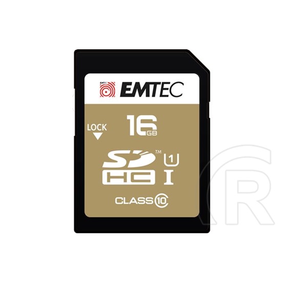 16 GB SDHC Card Emtec Elite Gold (Class 10, UHS-I) 1 adapter