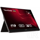 16" ViewSonic TD1655 FHD IPS monitor (60Hz, érintőképernyős, fekete)