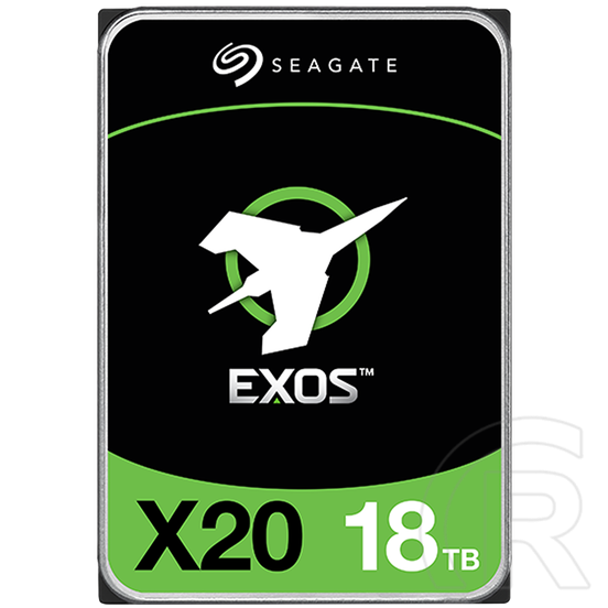 18 TB Seagate Exos X20 HDD (3,5", SATA3, 7200 rpm, 256 MB cache)