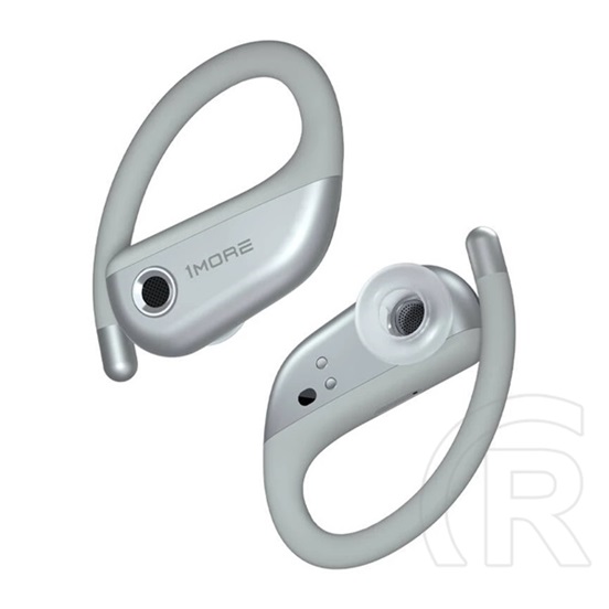 1More fit open bluetooth fülhallgató sztereo (v5.3, tws, mikrofon, ipx5, fülre akasztható + töltőtok) ezüst