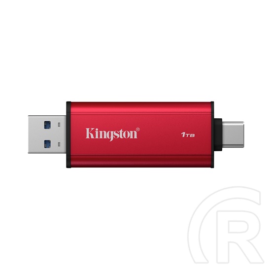1 TB Kingston Hordozható SSD (USB-A, USB-C, USB 3.2 Gen 2, olvasás max. 1050 MB/s, írás max. 950 MB/s, külső)