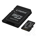 1 TB MicroSDXC Kingston Canvas Select Plus Gen3 memóriakártya (Class 10, UHS-I, U3, V30, A1, SD adapter)