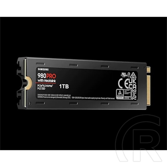 1 TB Samsung 980 PRO hűtőbordával NVMe SSD (M.2, 2280, PCIe)