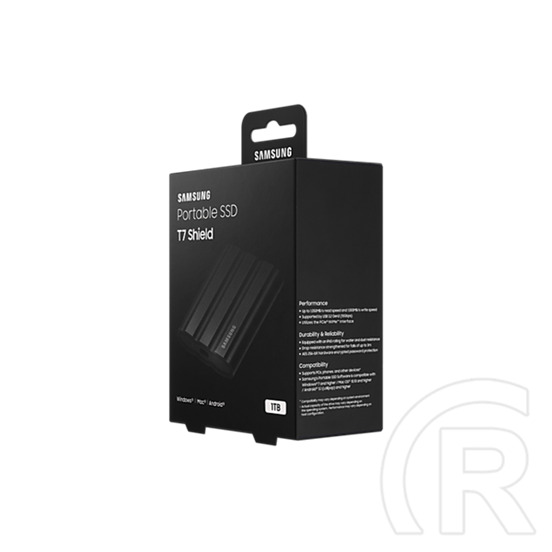 1 TB Samsung T7 Shield külső SSD (USB 3.2, fekete)