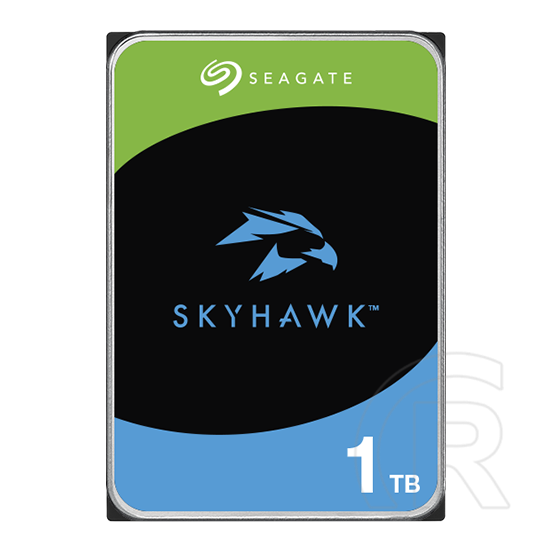 1 TB Seagate Surveillance SkyHawk HDD (3,5", SATA3, 180 MB/s, 256 MB cache)