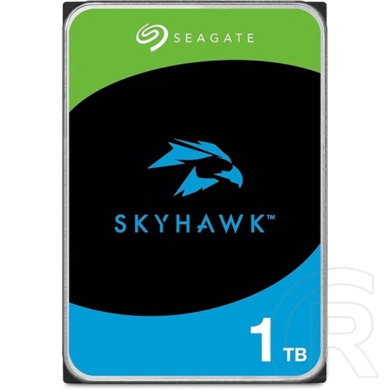 1 TB Seagate Surveillance SkyHawk HDD (3,5", SATA3, 180 MB/s, 256 MB cache)