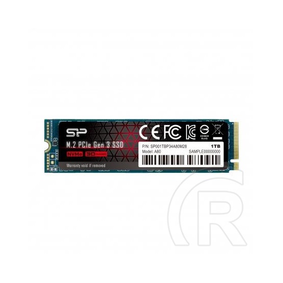 1 TB Silicon Power A80 NVMe SSD (M.2, 2280, PCIe)